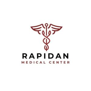 A logo for Rapidan Medical Center, a local office cleaning client for Professional Edge Cleaning.